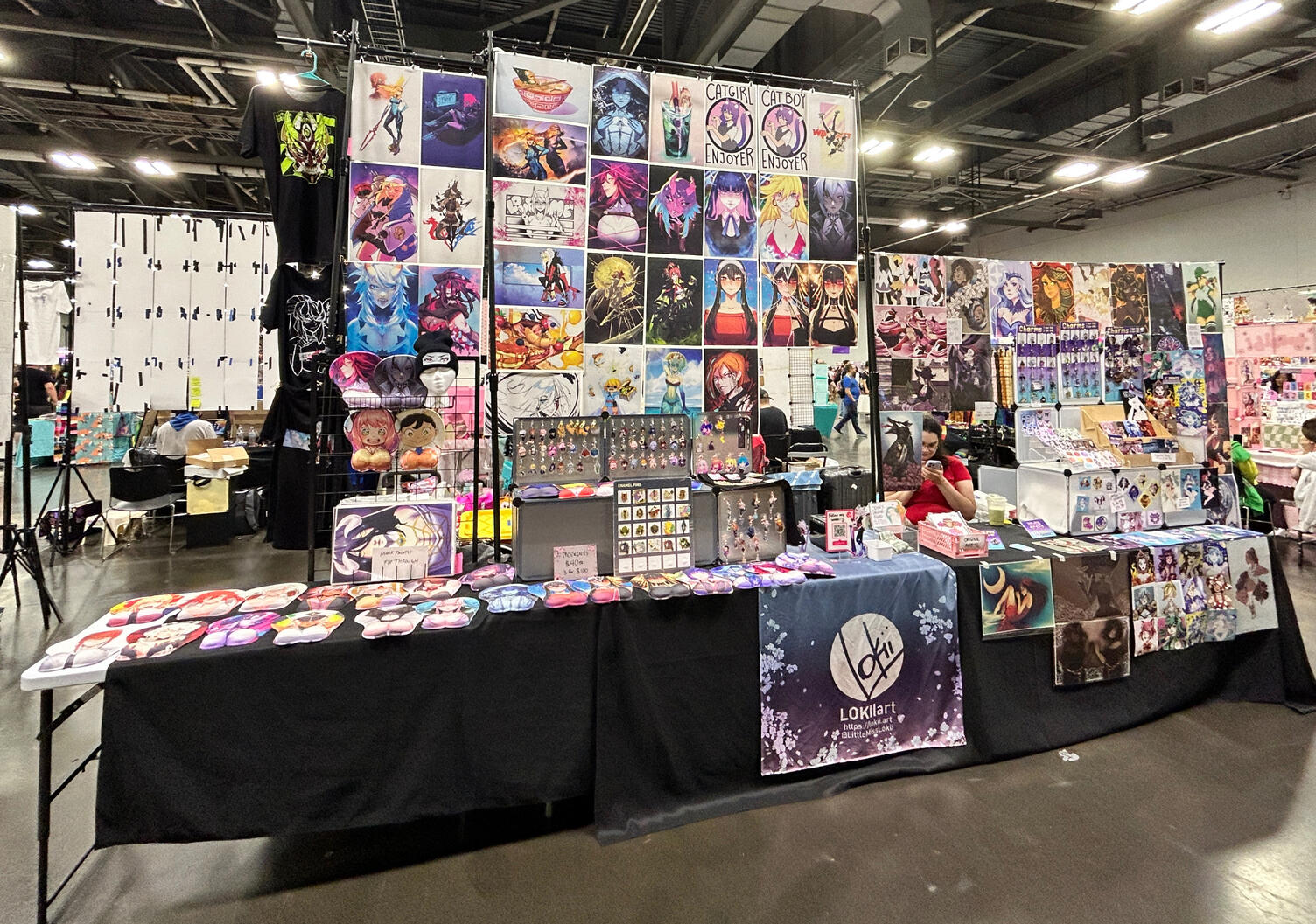 Matsuricon 2024 - Shared booth with Nadjacha