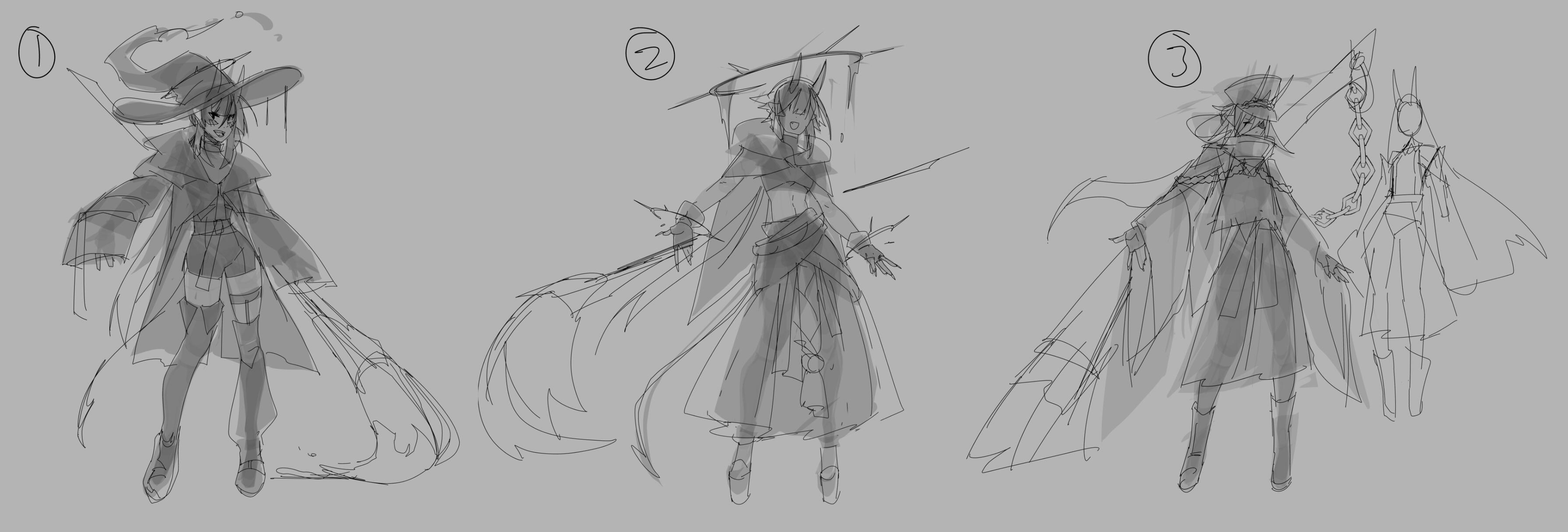 original character design progress