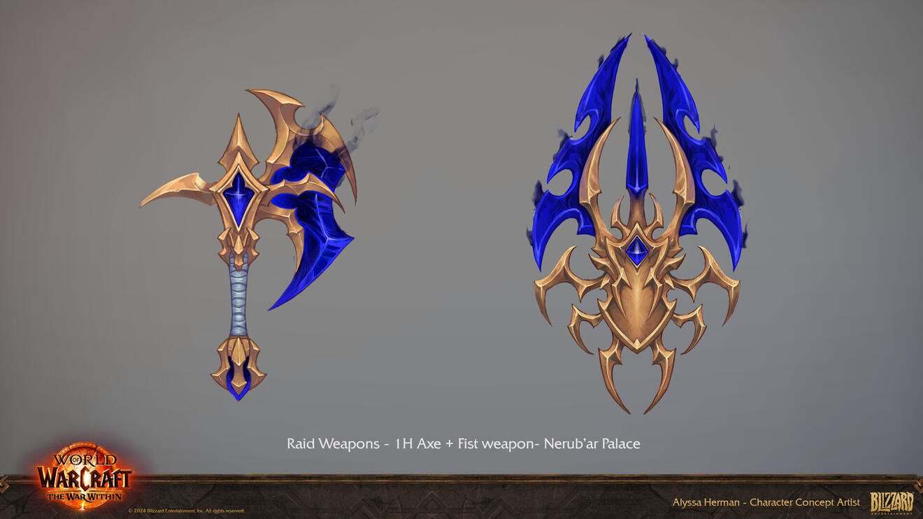 World of Warcraft - 11 - The War Within - Nerubar Palace Raid 1H Axe and Fist Weapon