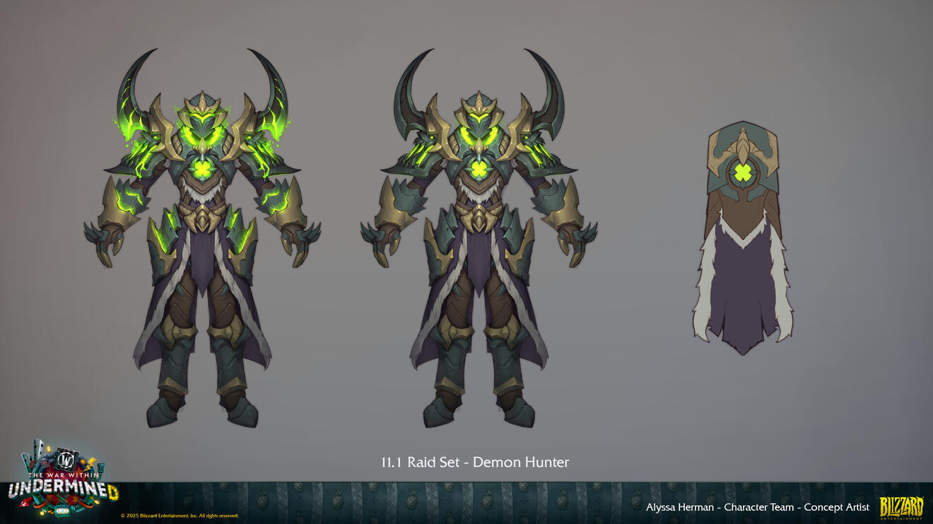 World of Warcraft - 11.1 - Undermined - Demon Hunter Raid Set