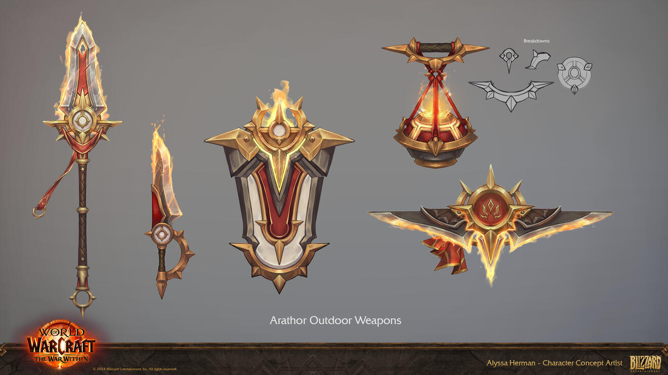 World of Warcraft - 11 - The War Within - Arathor Outdoor Weapons