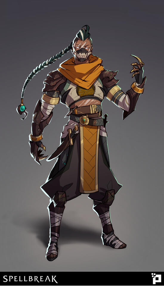 Spellbreak - Dustpool Scorpion (Unreleased Skin) ↗