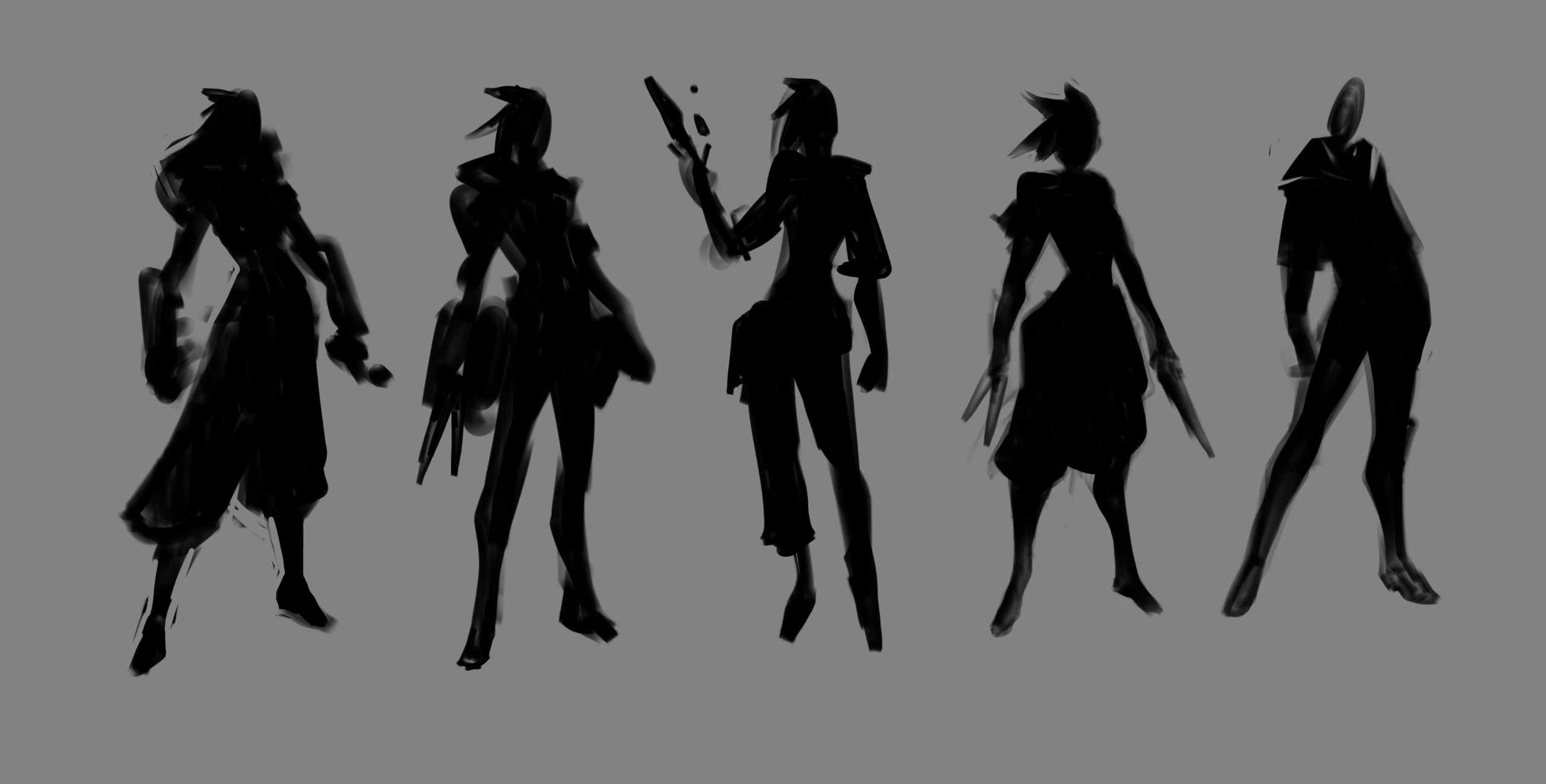 Silhouettes for general feel