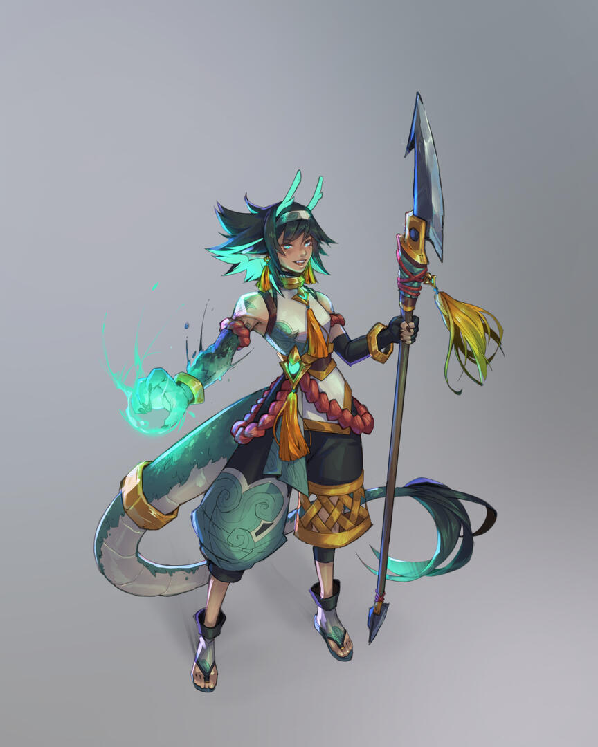 Sea Dragon Warrior - Final render