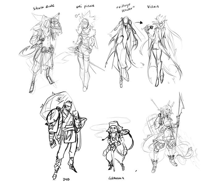 initial sketches