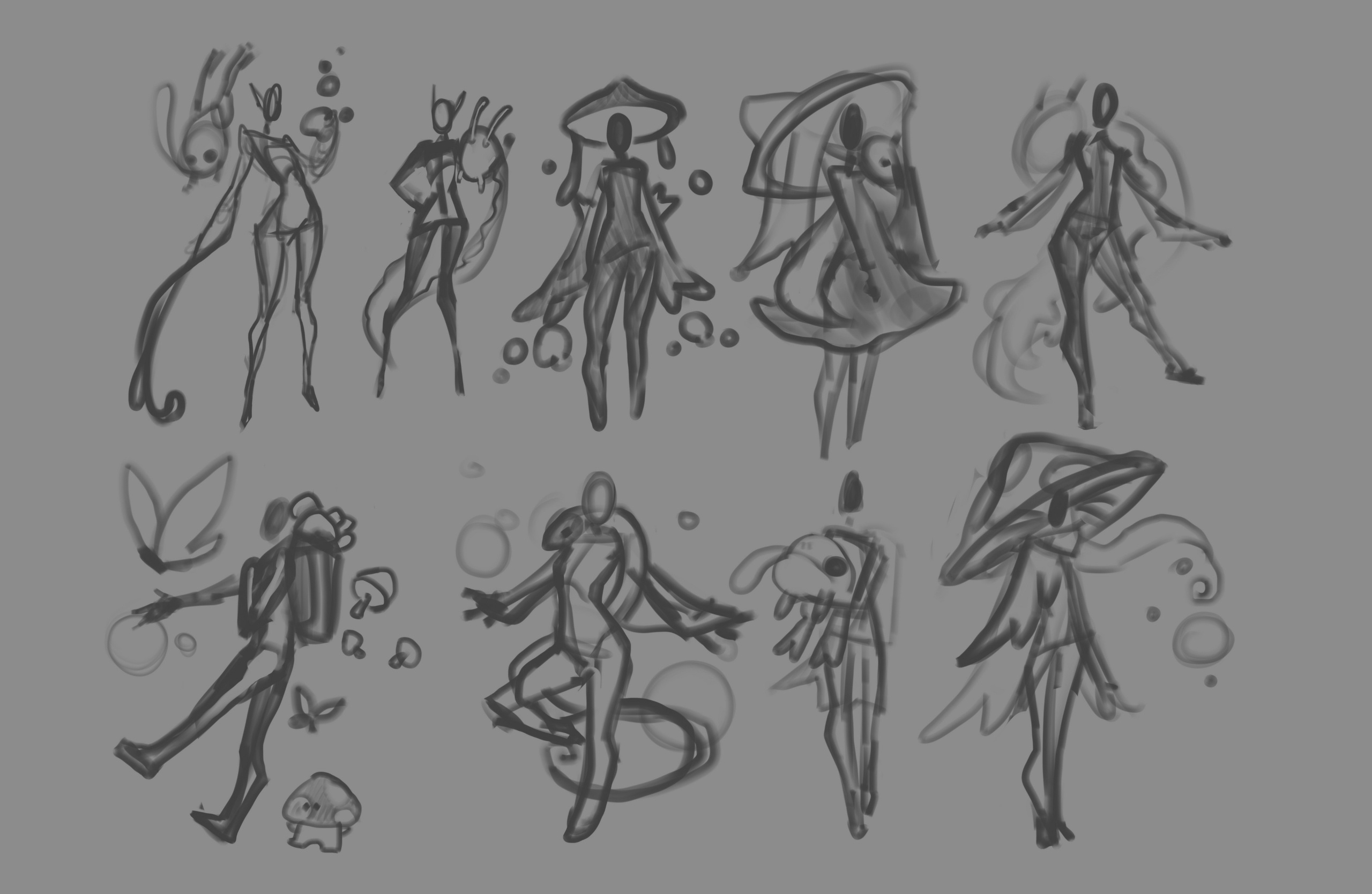 Initial sketches