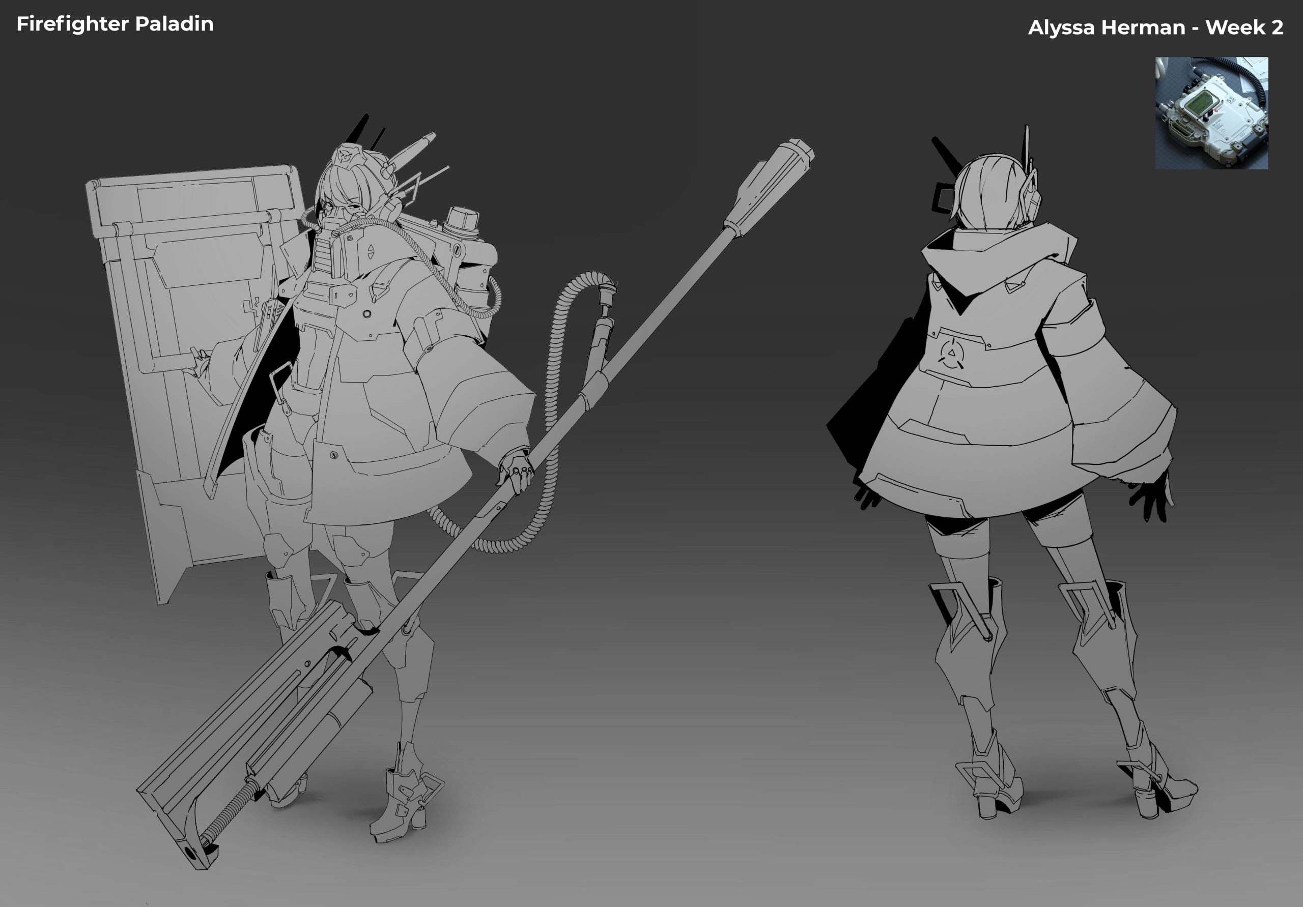 Lines and flat color