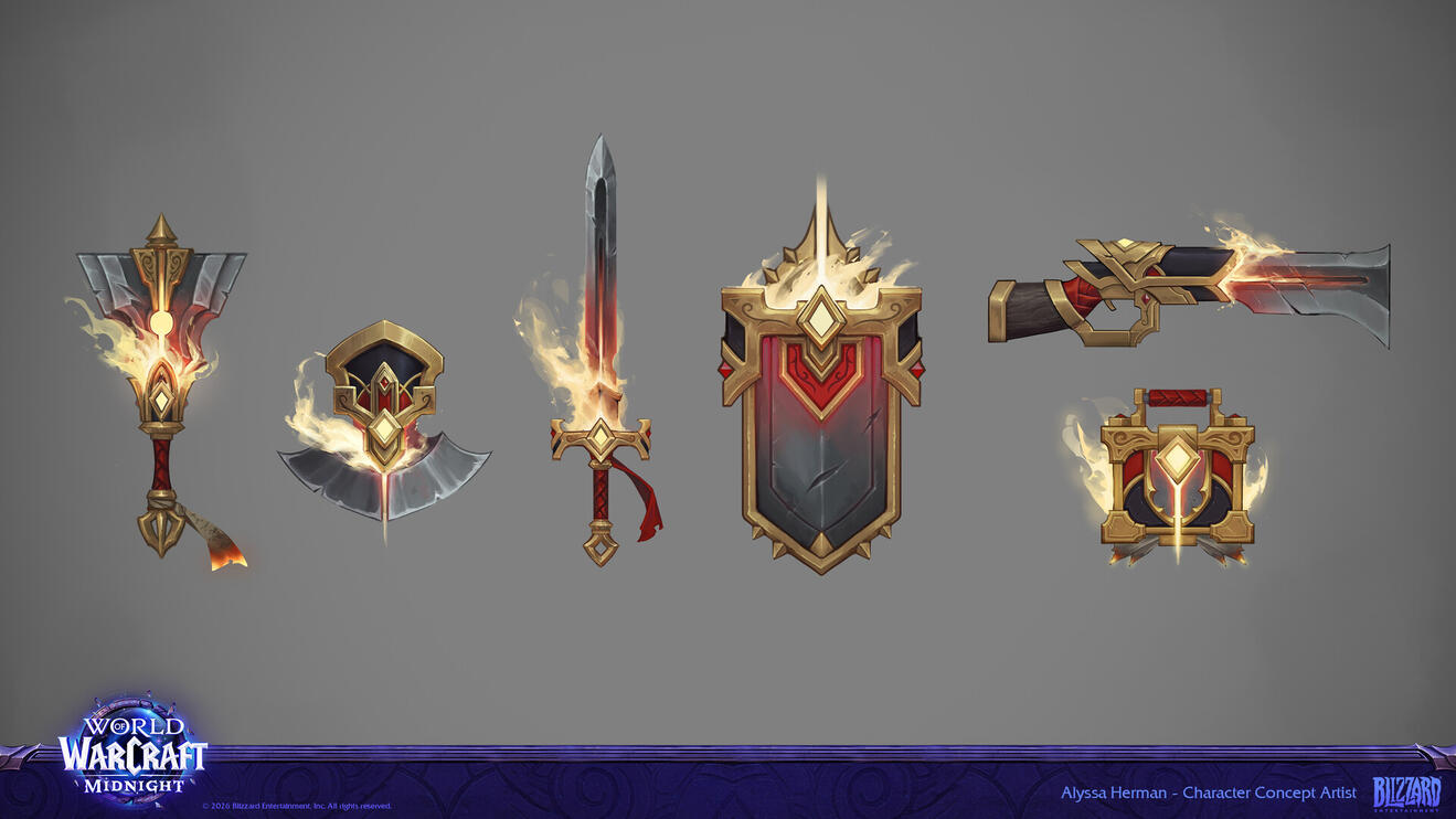 World of Warcraft - 12 - Midnight - Raid Weapons