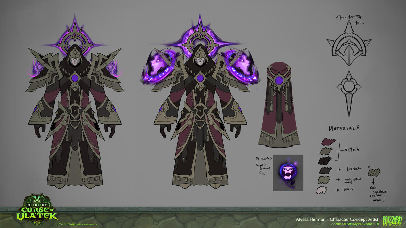 World of Warcraft - 12.1 - Curse of Ula'Tek - Priest Raid Set