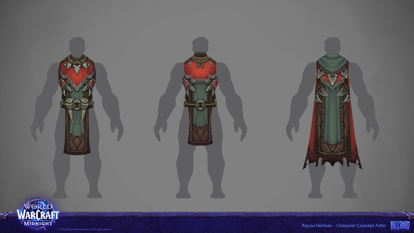 World of Warcraft - 12 - Midnight - PVP Tabard and Cloak